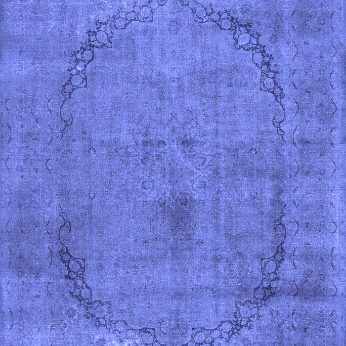 Machine Washable Abstract Blue Contemporary Rug, wshcon615blu