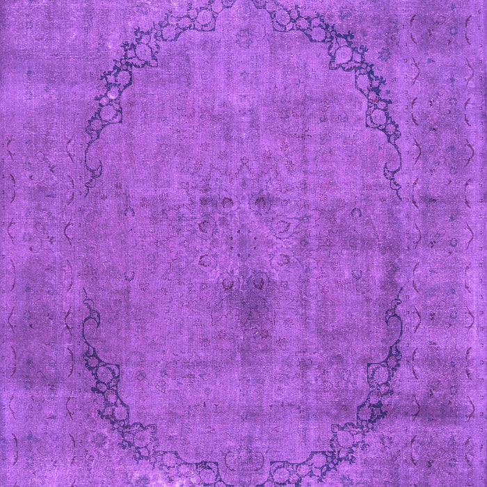 Abstract Purple Contemporary Rug, con615pur
