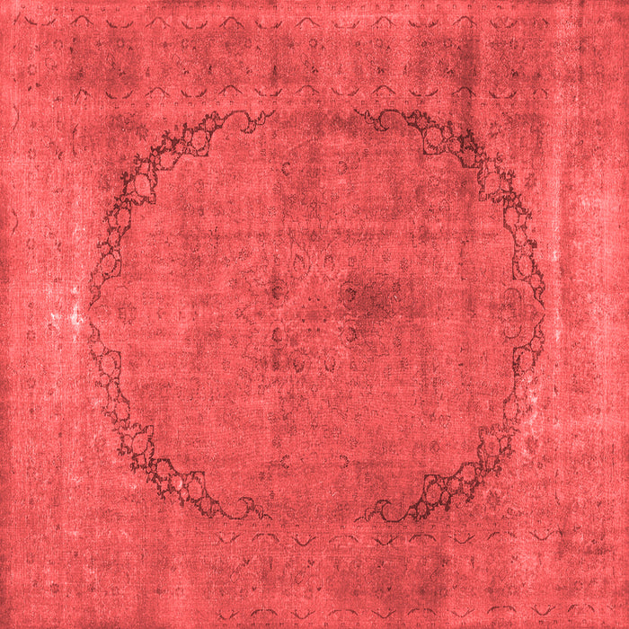 Abstract Red Contemporary Rug, con615red