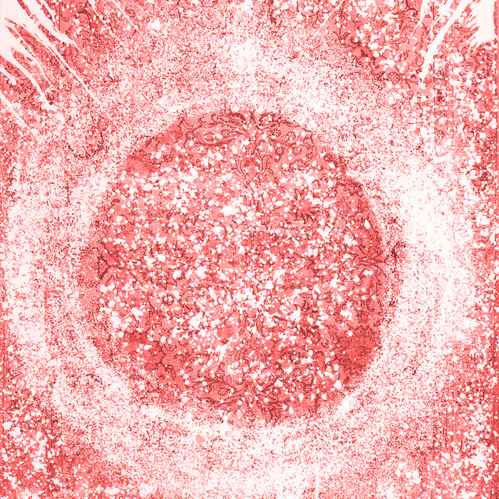 Machine Washable Abstract Red Contemporary Rug, wshcon616red