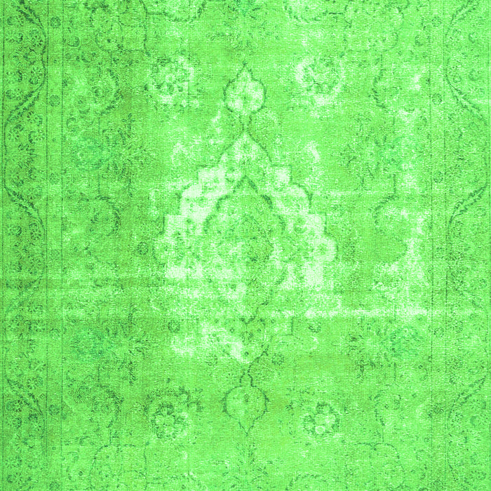Abstract Green Contemporary Rug, con617grn