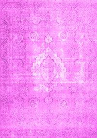 Abstract Pink Contemporary Rug, con617pnk