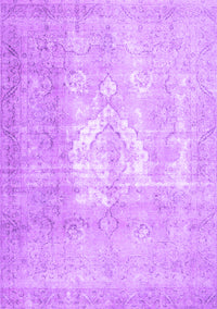 Abstract Purple Contemporary Rug, con617pur