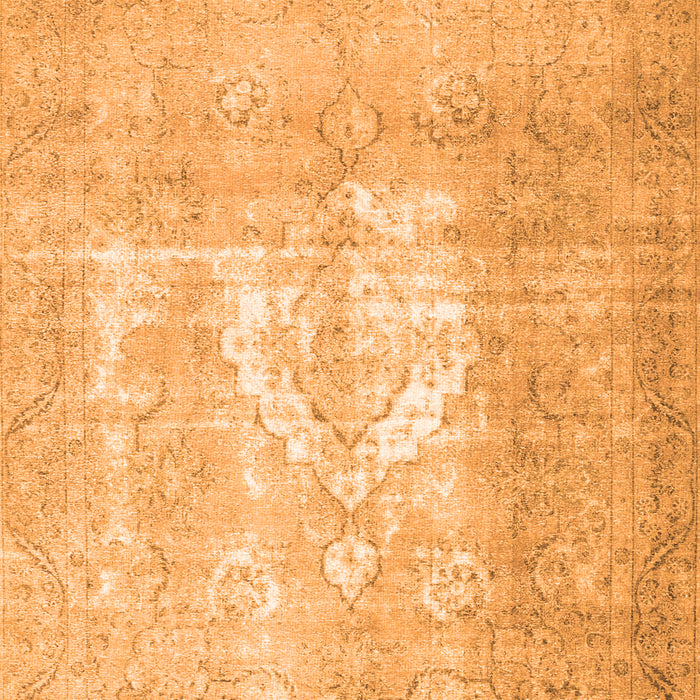 Abstract Orange Contemporary Rug, con617org