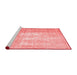 Contemporary Red Washable Rugs