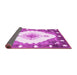 Sideview of Abstract Pink Contemporary Rug, con618pnk