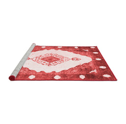 Contemporary Red Washable Rugs