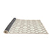 Thickness of Contemporary Beige Trellis Rug, con619