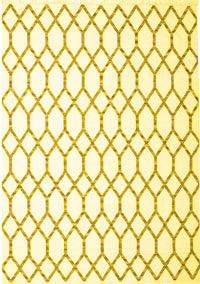 Terrilis Yellow Contemporary Rug, con619yw