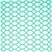 Square Terrilis Turquoise Contemporary Rug, con619turq