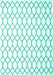 Terrilis Turquoise Contemporary Rug, con619turq