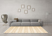 Machine Washable Terrilis Brown Contemporary Rug in a Living Room,, wshcon619brn