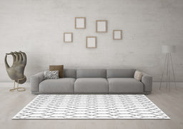 Machine Washable Terrilis Gray Contemporary Rug in a Living Room,, wshcon619gry
