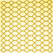 Square Terrilis Yellow Contemporary Rug, con619yw