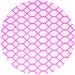 Round Terrilis Pink Contemporary Rug, con619pnk