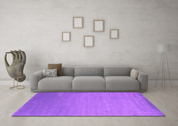 Machine Washable Abstract Pink Contemporary Rug in a Living Room, wshcon61pnk