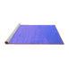 Sideview of Machine Washable Abstract Purple Contemporary Area Rugs, wshcon61pur