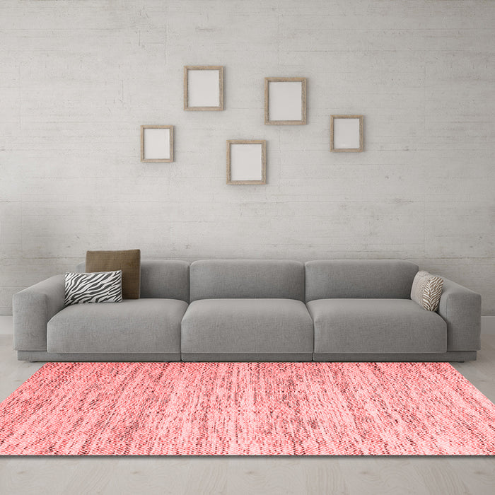 Contemporary Red Washable Rugs