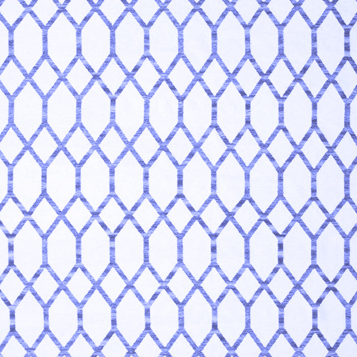 Machine Washable Terrilis Blue Contemporary Rug, wshcon621blu