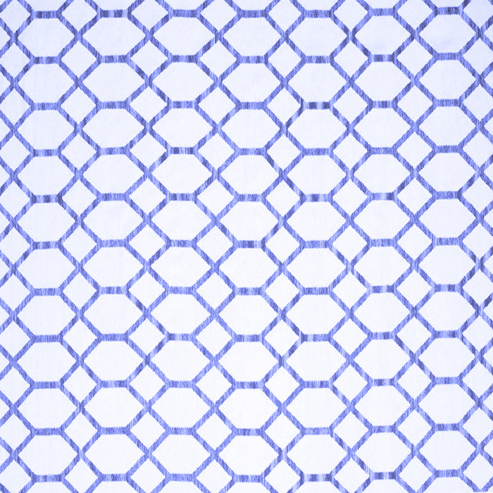 Square Machine Washable Terrilis Blue Contemporary Rug, wshcon621blu