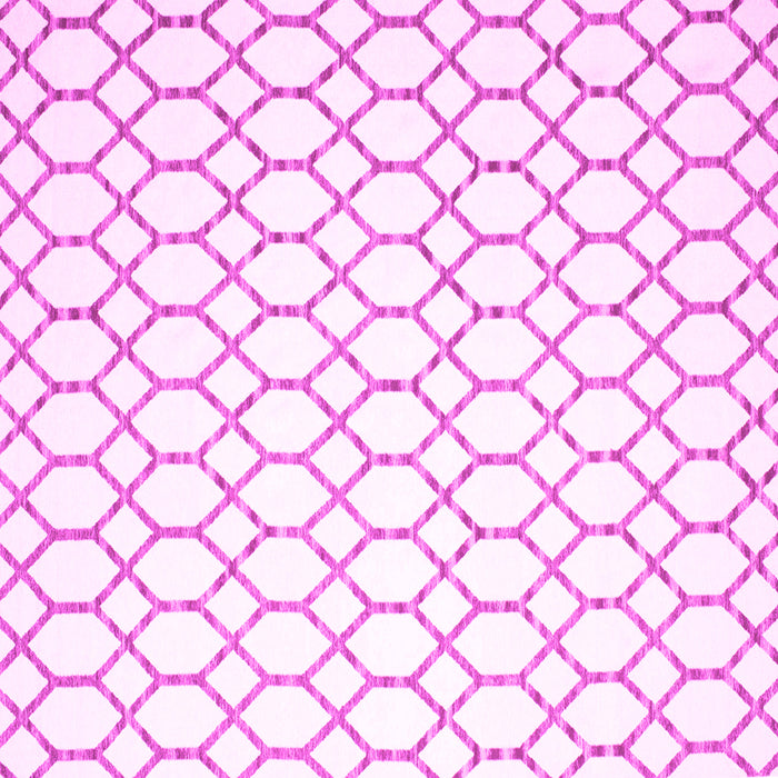 Square Machine Washable Terrilis Pink Contemporary Rug, wshcon621pnk