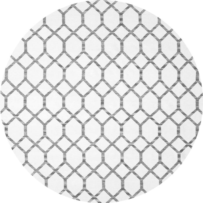 Square Terrilis Gray Contemporary Rug, con621gry