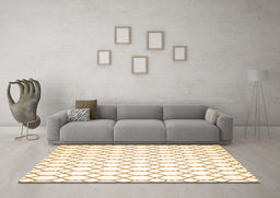 Machine Washable Terrilis Brown Contemporary Rug in a Living Room,, wshcon621brn