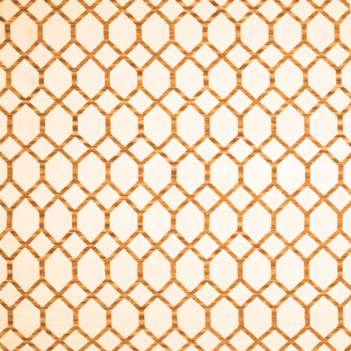 Serging Thickness of Terrilis Orange Contemporary Rug, con621org