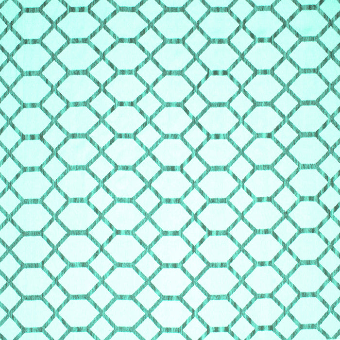 Square Terrilis Turquoise Contemporary Rug, con621turq