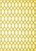 Machine Washable Terrilis Yellow Contemporary Rug, wshcon621yw