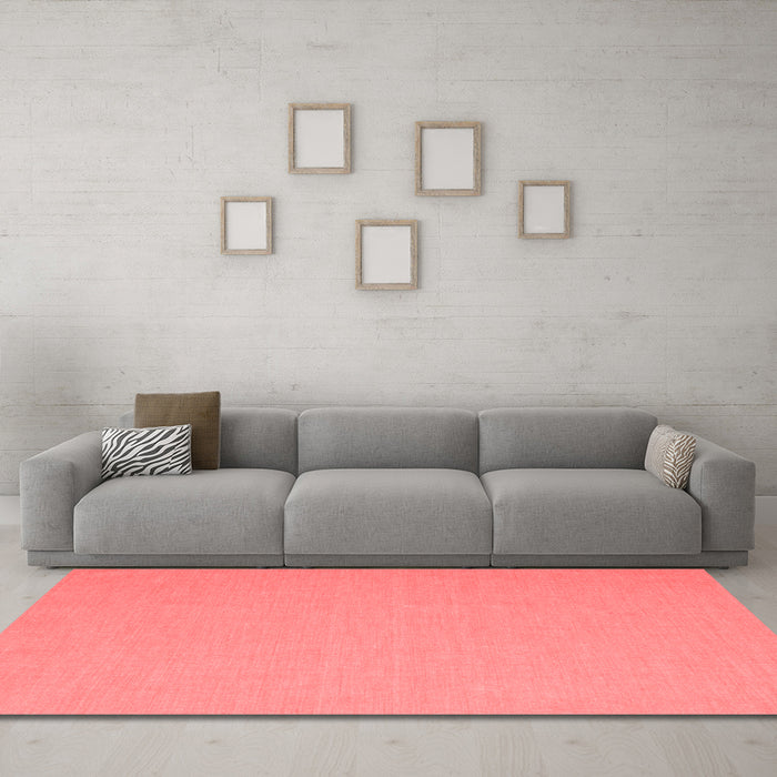 Contemporary Red Washable Rugs