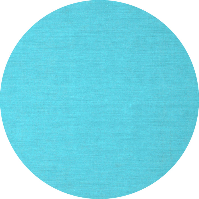 Round Machine Washable Abstract Light Blue Contemporary Rug, wshcon622lblu
