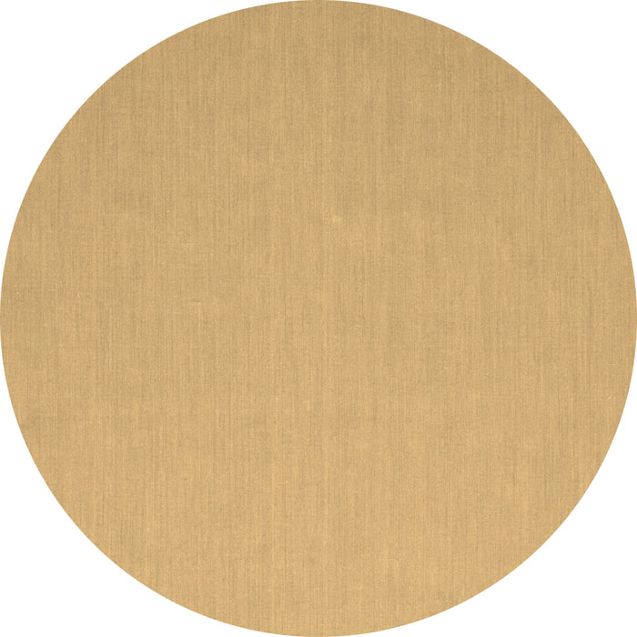 Round Abstract Brown Contemporary Rug, con622brn