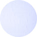 Round Solid Blue Modern Rug, con623blu