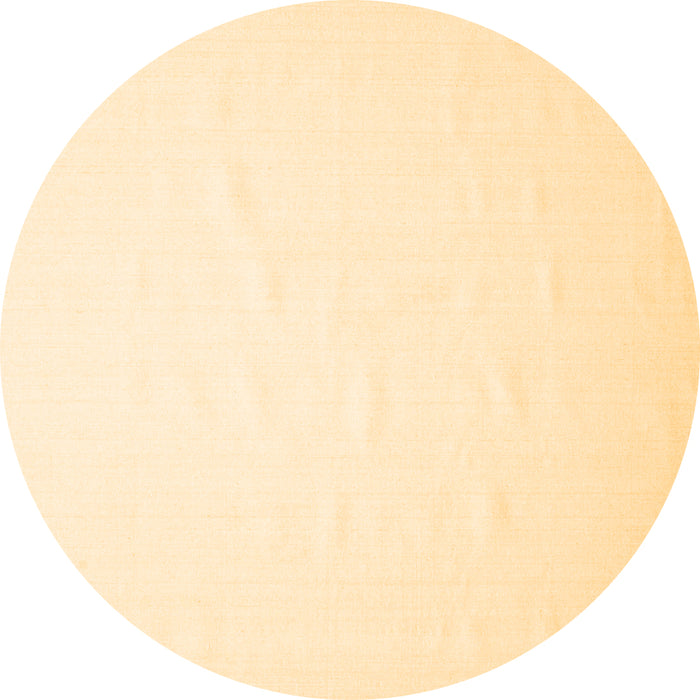 Round Solid Brown Modern Rug, con623brn