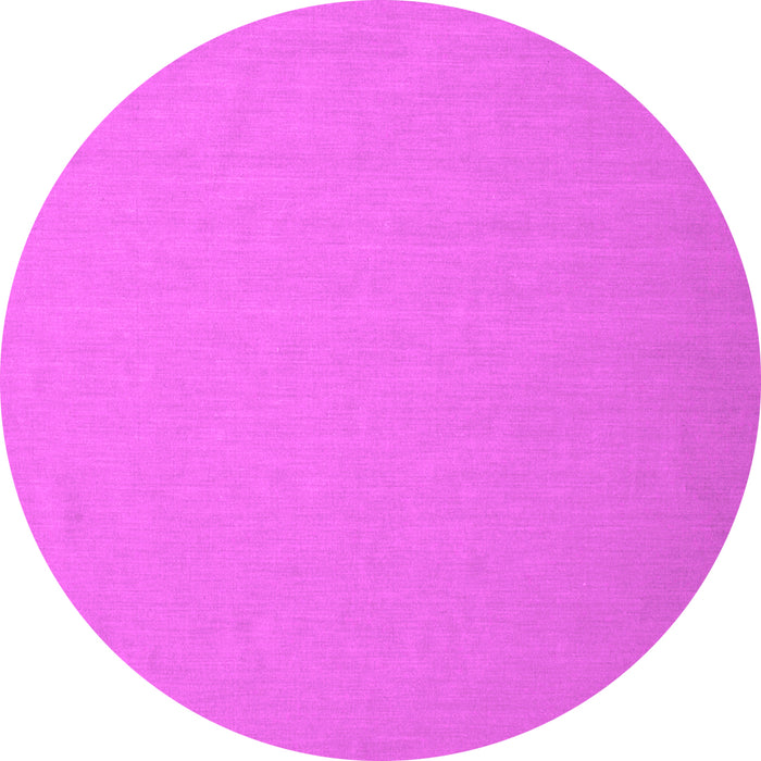 Round Abstract Pink Contemporary Rug, con624pnk
