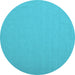 Round Machine Washable Abstract Light Blue Contemporary Rug, wshcon624lblu