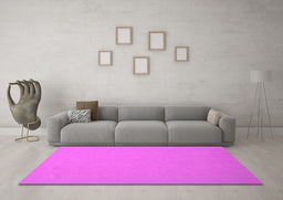 Machine Washable Abstract Pink Contemporary Rug in a Living Room, wshcon624pnk