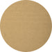 Round Abstract Brown Contemporary Rug, con624brn