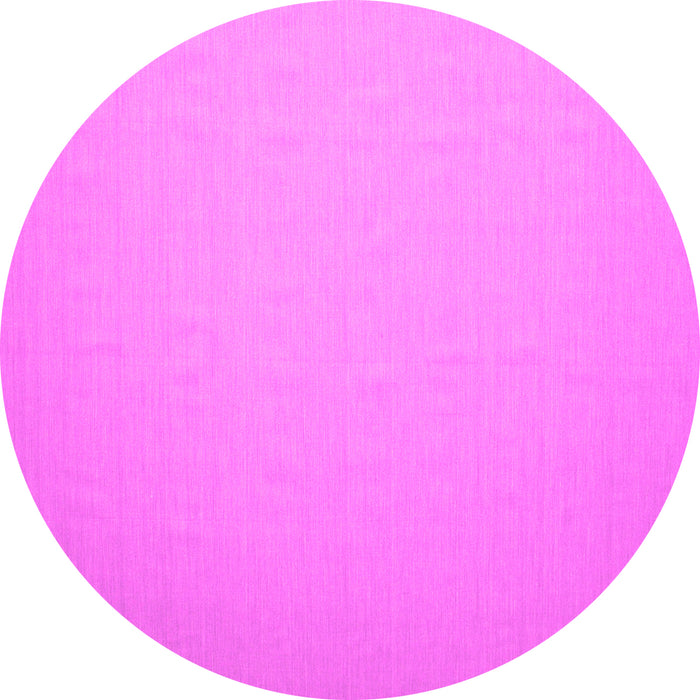 Round Abstract Pink Contemporary Rug, con625pnk