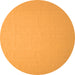 Square Abstract Orange Contemporary Rug, con625org