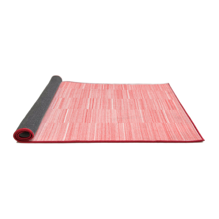 Solid Red Modern Area Rugs