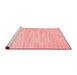 Modern Red Washable Rugs