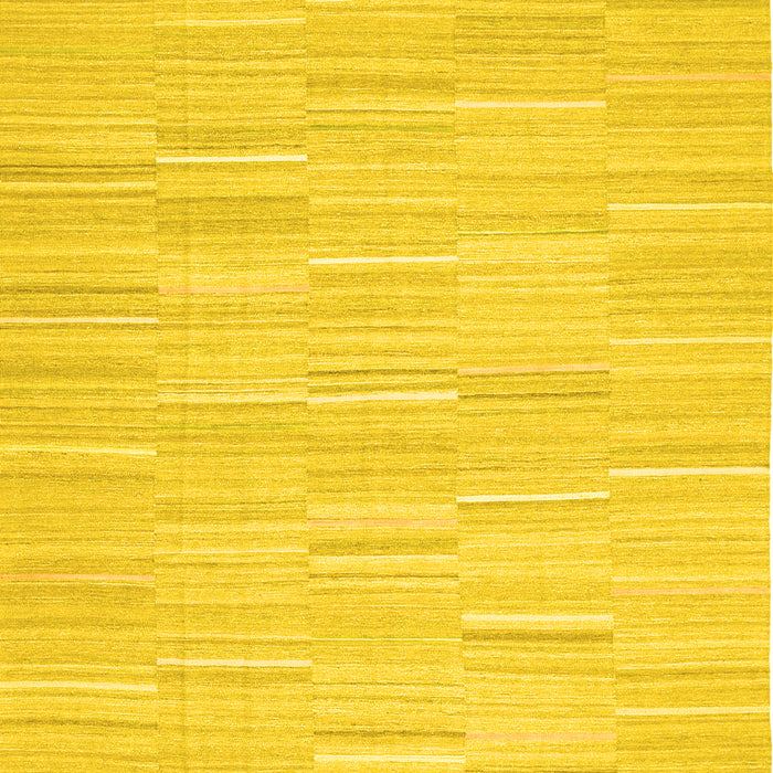 Machine Washable Solid Yellow Modern Rug, wshcon626yw