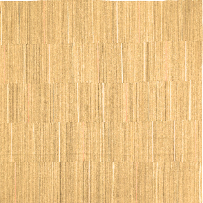 Square Machine Washable Solid Brown Modern Rug, wshcon626brn