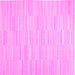 Square Solid Pink Modern Rug, con626pnk