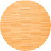 Square Solid Orange Modern Rug, con626org