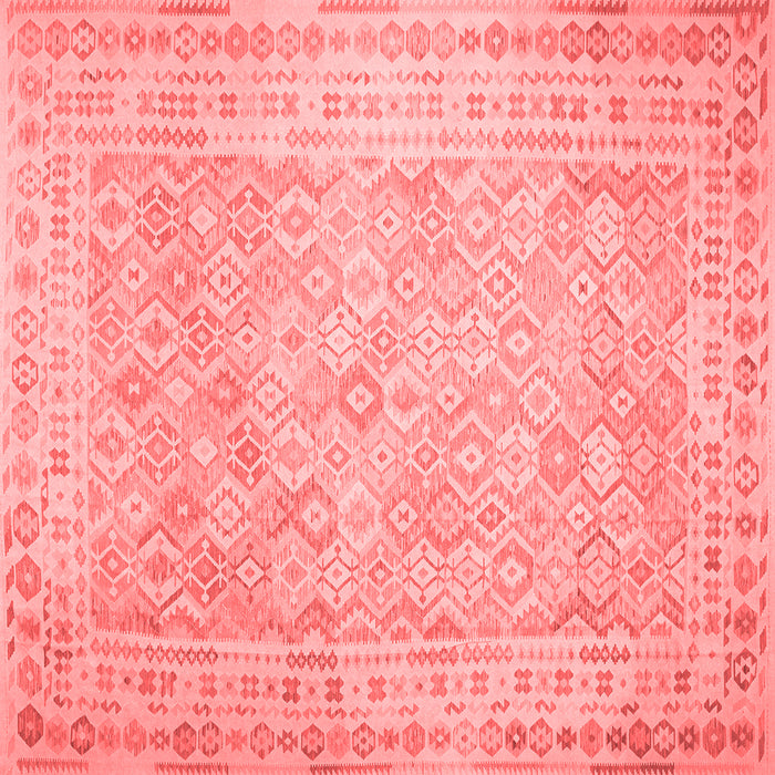Machine Washable Southwestern Red Country Rug, wshcon627red