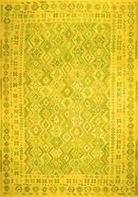 Southwestern Yellow Country Rug, con627yw