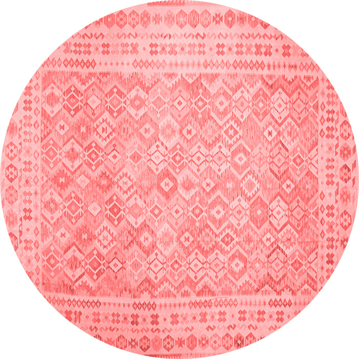 Machine Washable Southwestern Red Country Rug, wshcon627red